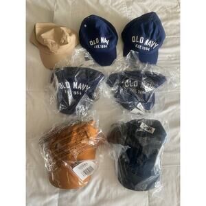 Old Navy Toddler, Kids and Adult Baseball Caps Bundle